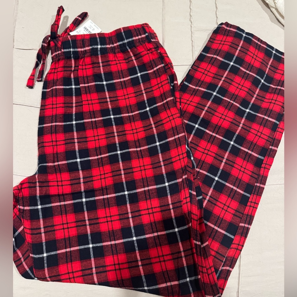 Jcrew plaid pj pants